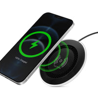 HyperGear - Chargeur rapide sans fil ChargePad Pro 15 W avec hub USB-C - Noir-Technologie de chargement sans fil à puissance de sortie adaptative