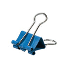 JAM Paper - Pinces à reliure colourées - petites - 19 mm (3/4 po) - pinces à reliure bleues - paquet de 25-Quantité : 25 clips par paquet | Durables et réutilisables