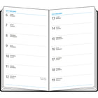 W. Maxwell - Agenda 2027 Mini - 3,5 x 6,25 po - Narcisse-Un jour par page