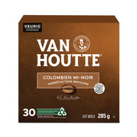 Van Houtte - Capsules de café colombien K-Cup moyennes - Torréfaction moyenne - Paquet de 30-GOÛT : Ce mélange est la norme d’excellence du café. Celui-ci est à la hauteur de cette réputation bien méritée, avec sa saveur ronde, son acidité franche et son goût savoureux rappelant celui d'un vin légèrement fruité.