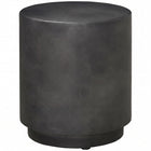 HOMCOM - Table d’appoint finition béton - gris charbon-Notre produit présente un effet béton imitation pour une esthétique élégante et organique 