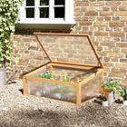 Outsunny - Serre de jardin portable 8 pi x 6 pi x 7 pi avec 18 étagères- Prolonge la saison de culture et protège les jeunes plantes du gel  

