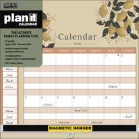 WSBL - 2026 Respire, C'est Tout Plan It  Calendrier mural Mensuel - 30,5 cm l x 30,5 cm H - Anglais-Format 17 mois (Août 2025 - Décembre 2026)