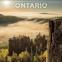 DateWorks - Calendrier Mural 16 Mois 2025 Ontario - 12 po x 12 po - Bilingue-Septembre 2024 - Décembre 2025