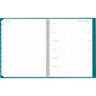 AT-A-GLANCE - Agenda scolaire hebdomadaire/mensuel Signature Lite 2024-2025 - 8 3/8 po x 11 po - sarcelle - anglais-Anglais