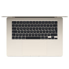 Apple - MacBook Air 15,3" avec Touch ID (2025) - Apple M4 - 16 Go RAM - 512 Go SSD - Starlight - Français-Écran Liquid Retina 15,3" 2880 x 1864