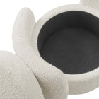 Modway - Nebula Boucle Rembourré Ottoman - Ivoire-9