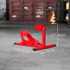 Soozier - Cale de roue pour motocyclette-Cale en acier massif supportant jusqu'à 660 lb (300 kg) pour plus de stabilité
