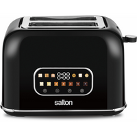 Salton - grille-pain numérique - 2 tranches - Noir-Commandes tactiles numériques en couleur - un écran moderne et élégant offre une interface intuitive pour un contrôle sans effort. naviguez facilement entre les réglages d’un simple toucher, alliant style et fonctionnalité sur votre comptoir. 