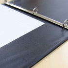 BAZIC Products - Classeur View, 3 anneaux, 1 po, 2 pochettes, noir, paquet de 6-Anneaux ronds en métal montés sur la colonne vertébrale