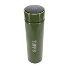 TUFF8 - Bouteille d'eau avec indicateur de température - vert-Isolation sous vide en acier inoxydable