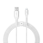 LOGiiX - Vibrance Braid 1,2M USB-A vers Lightning - Blanc-Câble USB-A vers Lightning de 1,2 m (*3,94 pi) pour charger et synchroniser les appareils Lightning.