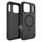 Blu Element - Étui Armour Ultra MagSafe avec Kickstand pour iPhone 17 Pro Max - Noir-Béquille pour une visualisation verticale et horizontale