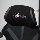 Vinsetto - Chaise de jeu de bureau inclinable avec repose-pieds - noir-Couleur : Noir