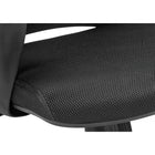 Monarch Specialties - 7224 Chaise De Bureau Multi-Position- Noir/Meche Noir/-Hauteur du siège: 17,5 po à 21,25 po H; dimensions du siège: 20,25 po L x 19,5 po P; capacité de poids: 300 lb