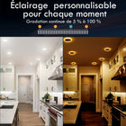 Impotek - Luminaire encastré au plafond DEL 4 po 9W 5CCT gradable avec veilleuse – Paquet de 4-Kit d’installation pratique - Votre expérience d’installation sans tracas est notre priorité. Chaque lumière est livrée avec des connecteurs de câbles, des protecteurs de câbles et un gabarit de découpe, simplifiant le processus d’installation et le rendant simple et convivial