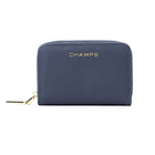 Champs - Portefeuille Palm de Iconic - Marine-Porte-cartes avec protection RFID