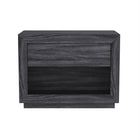 Manhattan Comfort - Table de nuit contemporaine Soren 32" à 1 tiroir - Gris charbon-Conçu avec un stratifié à grain de bois de haute qualité, offrant l'apparence du bois naturel avec une durabilité accrue