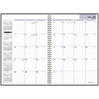 AT-A-GLANCE - Agenda scolaire mensuel 2024-2025 - 7 7/8 po x 11 7/8 po - noir - bilingue-Mois sur 2 pages