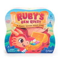 Educational Insights - La chasse aux pierres précieuses de Ruby-Aidez les garçons et les filles de plus de 3 ans à apprendre à utiliser les ciseaux en toute sécurité grâce à l'outil unique "scooper", qui initie les enfants au mouvement des ciseaux et développe la motricité fine dont ils ont besoin pour les utiliser correctement.
