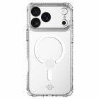 Itskins - Étui Hybrid_R MagSafe pour iPhone 17 Pro Max - Transparent-Aimants 2X plus puissants intégrés dans les couches du boîtier