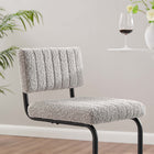 Modway - Parity Boucle Tabourets de bar - Taupe noir - Ensemble de 2-Rembourrage en mousse dense