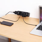 Kopplen - Barre d’alimentation avec pince de fixation, USB-C PD 65 W et USB-A 18 W – Noire-Montage polyvalent : La barre d’alimentation est munie d’une pince ajustable permettant une installation sans outils sur toute surface d’une épaisseur de 13 mm à 53 mm, améliorant l’organisation et réduisant l’encombrement sur les bureaux et autres surfaces de travail
