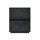 Manhattan Comfort - Ensemble de 2 tables de chevet modernes Evelyn 20" à 1 tiroir - gris charbon-Assemblage à domicile requis Tout le matériel inclus