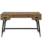Modway - Surplus Bureau - Noyer-Tiroir central allongé