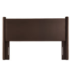 Modway - Rael Performance Velvet Tête de lit King, Marron chocolat-Assemblée requise