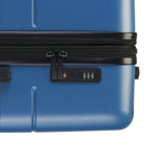 Bugatti - Collection Timeless, Ensemble de Valise 2 Morceaux à Coque Rigide - Bleu-Système d'extension à fermeture éclair offrant 20 % d'espace de rangement supplémentaire (uniquement sur le modèle de grande valise en soute)