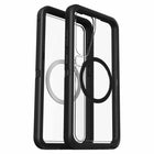 OtterBox - Defender Pro XT Clear Magnets Case pour Samsung Galaxy S25+ - Dark Side-Aimants intégrés parfaitement alignés pour une recharge rapide jusqu'à 15W avec les chargeurs sans fil Qi2
