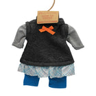 Miniland Educational - Vêtements de poupée - Tenue automne/printemps fille-Des vêtements basés sur des phénomènes atmosphériques et des situations quotidiennes
