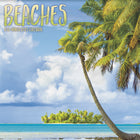 DateWorks - Mini Calendrier Mural 16 Mois des Plages de 2025 - 7 po x 7 po - Anglais-Septembre 2024 - Décembre 2025