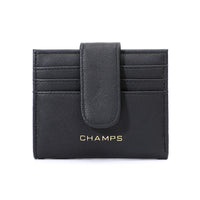Champs - Porte-cartes à rabat Iconic - Noir-Porte-cartes avec protection RFID