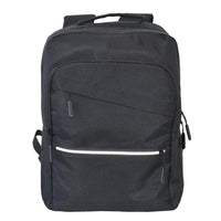 Club Rochelier - Sac à dos multi-poches zippées - Noir- 'Compartiment intérieur rembourré pour ordinateur portable avec fermeture velcro