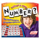 Jeu Junior Learning Quel est mon numéro ? -Contient un plateau de jeu de 1 à 50, 50 cartes numérotées, 10 cartes de questions et un guide d'activités