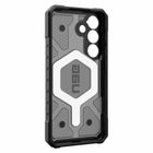 UAG - Pathfinder Clear Rugged coque avec aimant pour Samsung Galaxy S25 - Ash-Compatible avec la plupart des chargeurs magnétiques tiers, y compris MagSafe