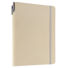 Gry Mattr - Cahier de notes avec stylo - Crème - A5-Couverture en papier kraft double couche durable pour une utilisation quotidienne