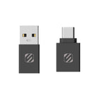 Scosche - Adapteurs de cable de recharge et synchronisartion USB - noir-Vitesses de recharge rapides : Que vous ayez besoin de connecter le câble d’un chargeur USB-C dans le port de recharge d’un chargeur USB-A standard pour votre iPhone 15 ou d’utiliser un adaptateur USB-A à USB-C pour transférer des photos vers votre ordinateur portable, le kit d’adaptateur Scosche débite des vitesses de recharge rapide et des transferts de données rapides et fiables
