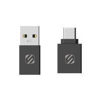 Scosche - Adapteurs de cable de recharge et synchronisartion USB - noir-Vitesses de recharge rapides : Que vous ayez besoin de connecter le câble d’un chargeur USB-C dans le port de recharge d’un chargeur USB-A standard pour votre iPhone 15 ou d’utiliser un adaptateur USB-A à USB-C pour transférer des photos vers votre ordinateur portable, le kit d’adaptateur Scosche débite des vitesses de recharge rapide et des transferts de données rapides et fiables