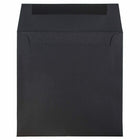 JAM Paper - Enveloppes d'invitation carrées - 6,5 x 6,5 - lin noir - Paquet de 25-La forme carrée unique fera ressortir votre courrier !