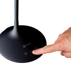 OttLite - Lampe de bureau LED Pivot avec double abat-jour - Clearsun - Noir-Commandes tactiles