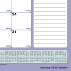 Blueline - 2026 Calendrier mensuel - 11 po x 8-1/2 po - Bilingue-Calendrier annuel au bas de chaque page 