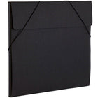 JAM Paper - Portefeuille Kraft avec Fermeture Élastique Grand - 11 x 15 x 3/8 - Noir Recyclé-Taille : Grand (11 po x 15 po x 0,375 po)