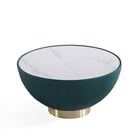 Manhattan Comfort - Ensemble de 2 tables : table basse Anderson moderne 71,5 cm et table d’appoint 46,8 cm - Vert-28,15 po L x 28,15 po l x 17,72 po H
