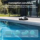 Aiper - Scuba N1 Plus Nettoyeur robotisé pour piscines creusées avec filtration MicroMesh, application et chenilles-Dimensions : 17,5 (L) x 15,3 (l) x 9,3 (H) pouces