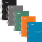 Cahier de notes Five Star Notebook - 5 1/2 po x 4 1/8 po - couleurs variées - 400 pages-Couverture rigide en poly et dos très rigide - un cahier supérieur