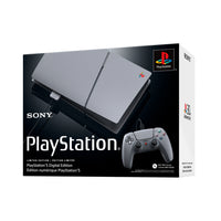 Sony - PlayStation 5 Édition numérique – Ensemble édition limitée 30e anniversaire-Design mince. Avec l’édition numérique PS5 , les joueurs ont accès à une puissante technologie de jeu dans une console compacte et élégante