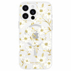 Kate Spade - Coque de protection avec MagSafe pour iPhone 16 Pro Max - Fleurs ensoleillées-Conçu pour être utilisé avec les accessoires MagSafe d’Apple